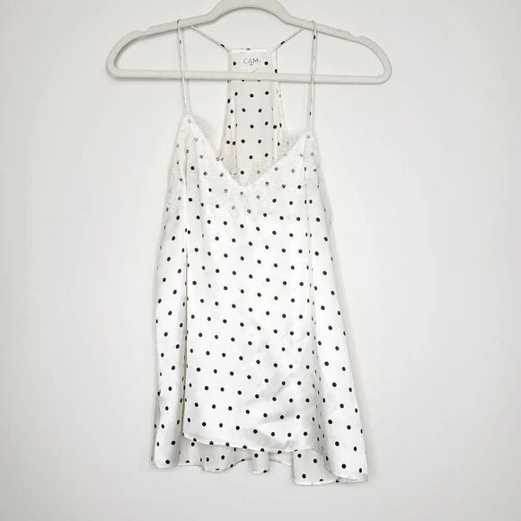 Cami nyc racer tank top, polka-dot - Picture 1 of 13